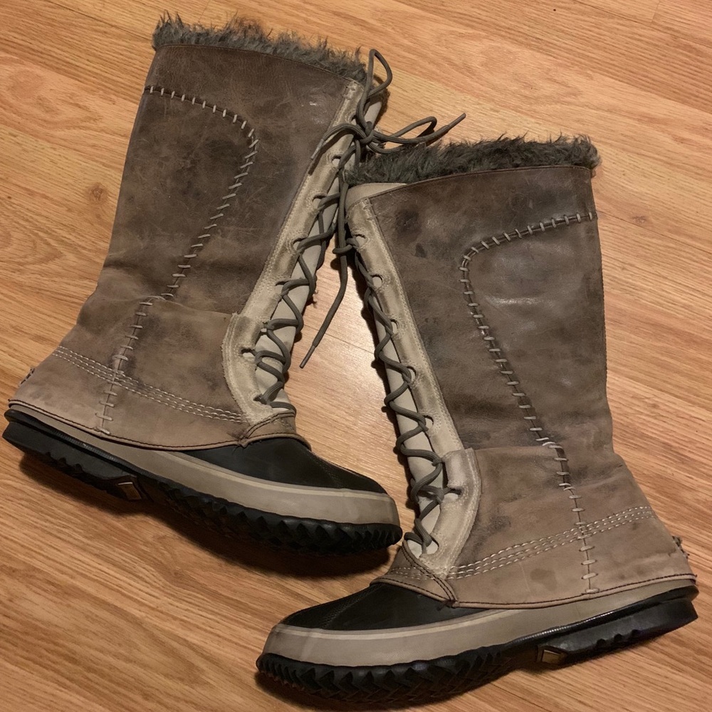 Sorel Cate the Great Talk Winter Boots -size 11